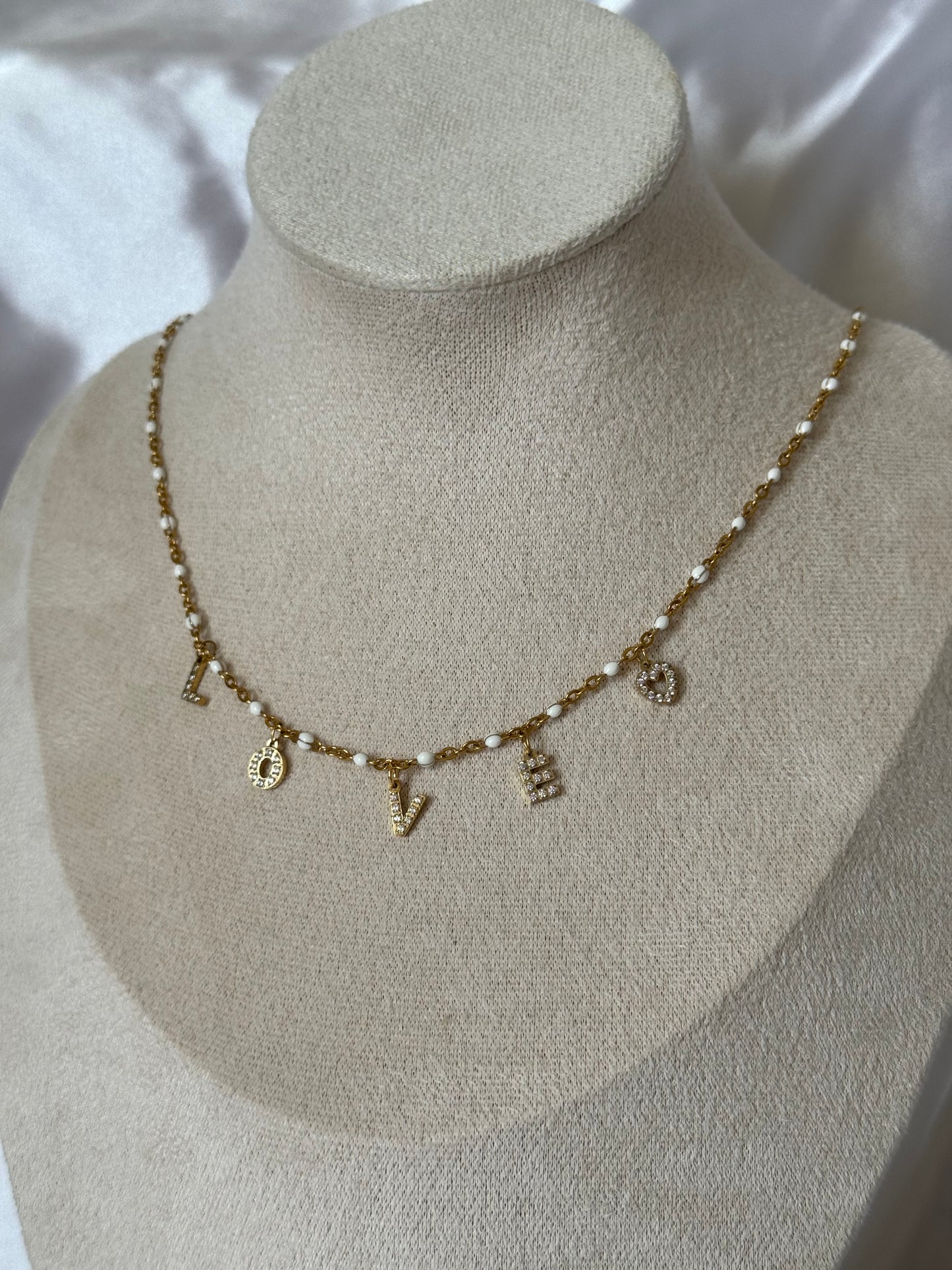 Collier « ARIEL » personnalisable AVEC ET SANS STRASS (Copie)