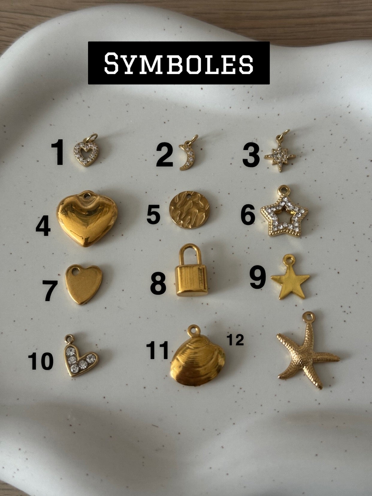 Collier AVEC STRASS personnalisable