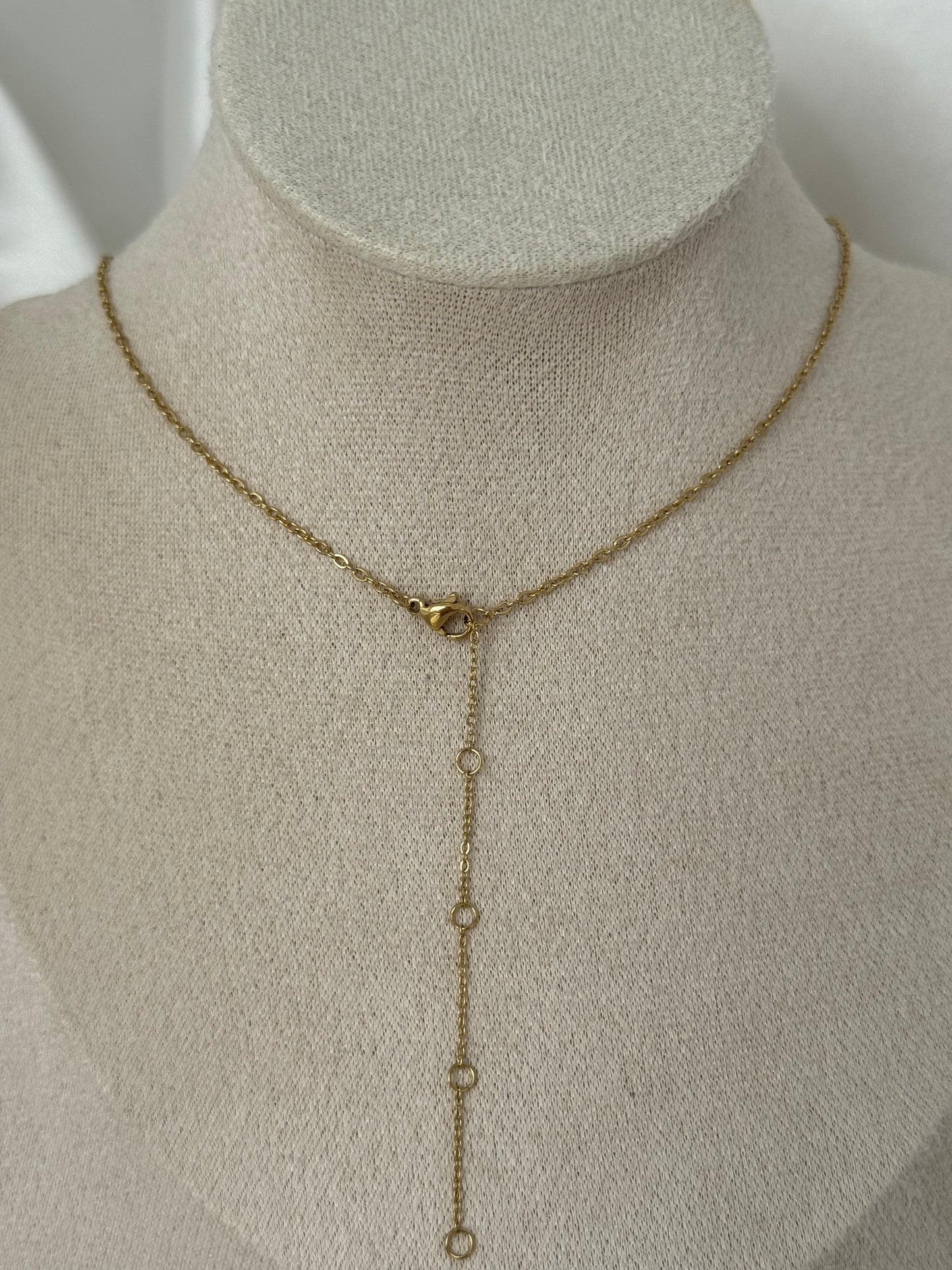 Collier AVEC STRASS personnalisable