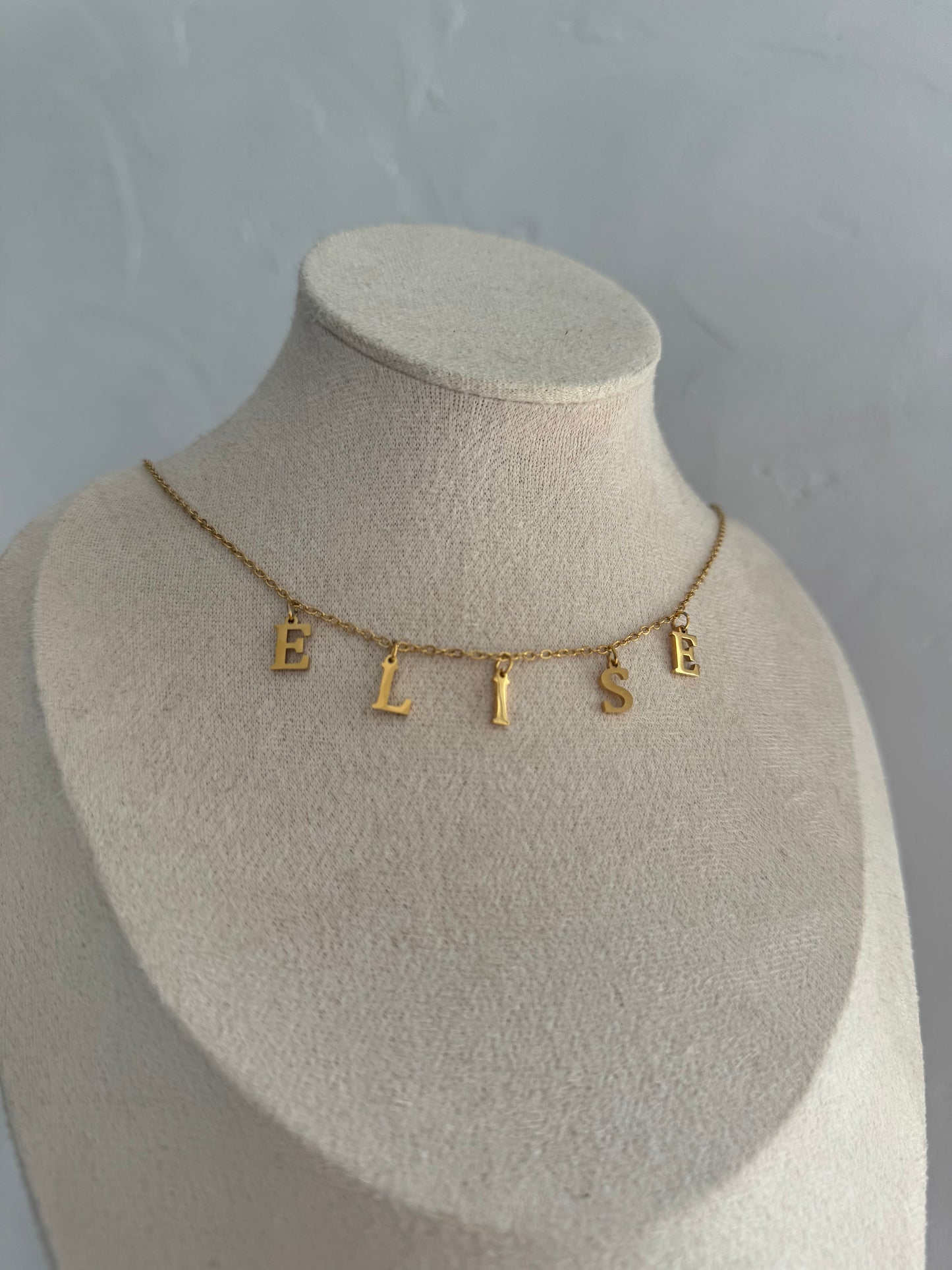 Collier SANS STRASS personnalisable
