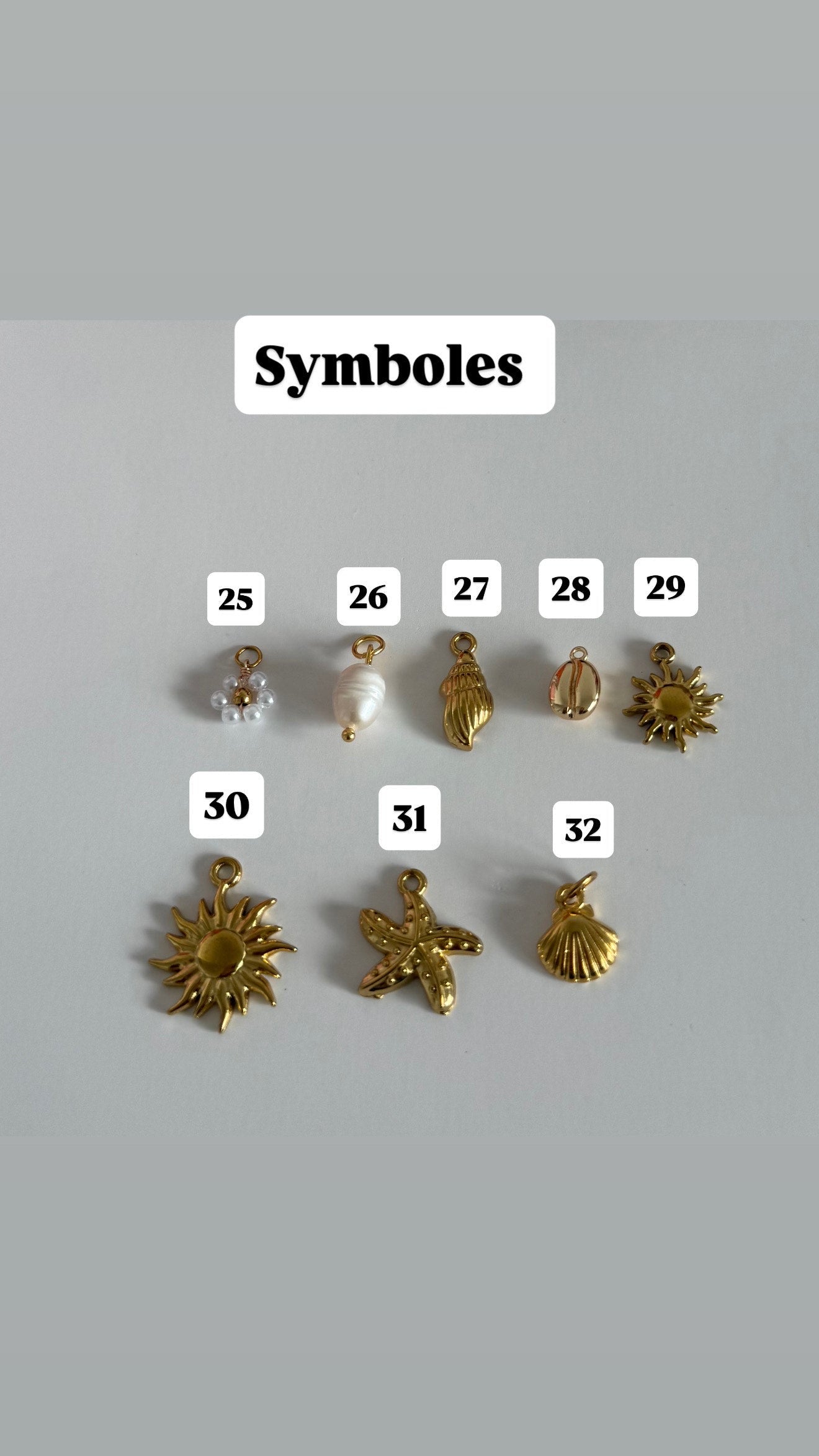 Lettres / Symboles à l’unité