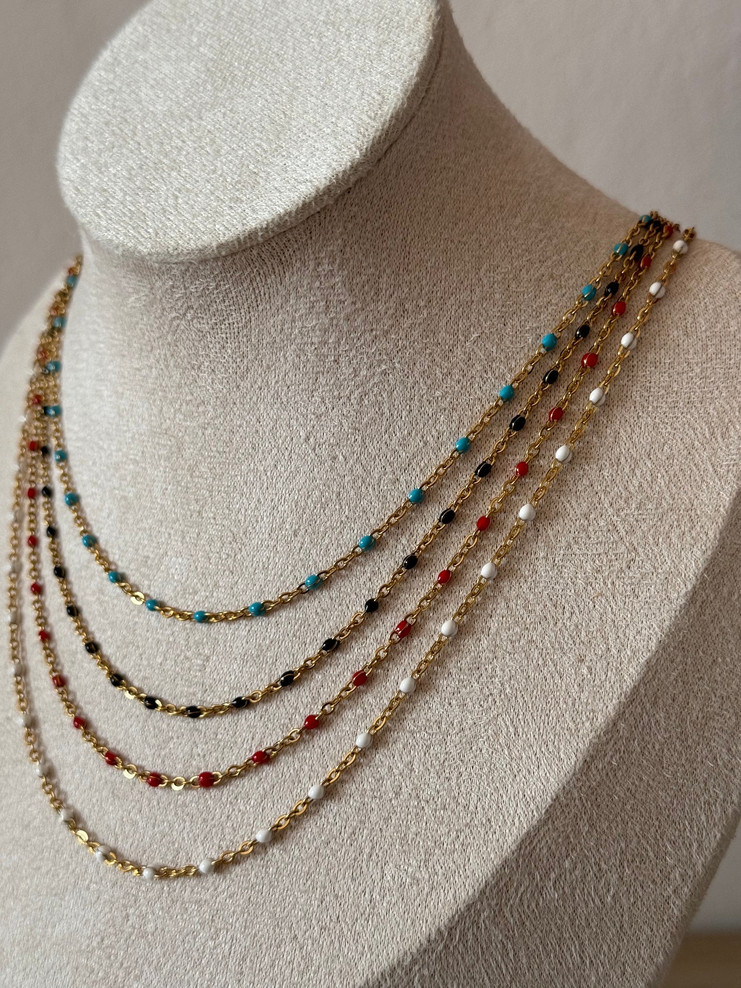 Collier « ARIEL » personnalisable AVEC ET SANS STRASS